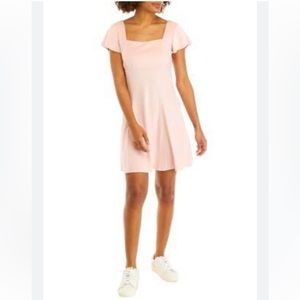 Light blush pink fit and flare Dress